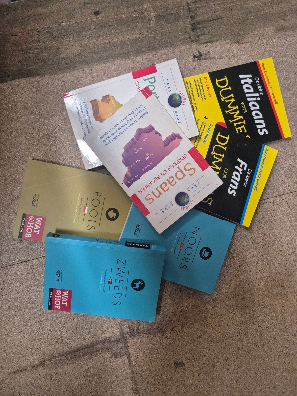 Diverse taalboekjes: Wat & Hoe, Globus, Dummies, Boeken, Ophalen of Verzenden