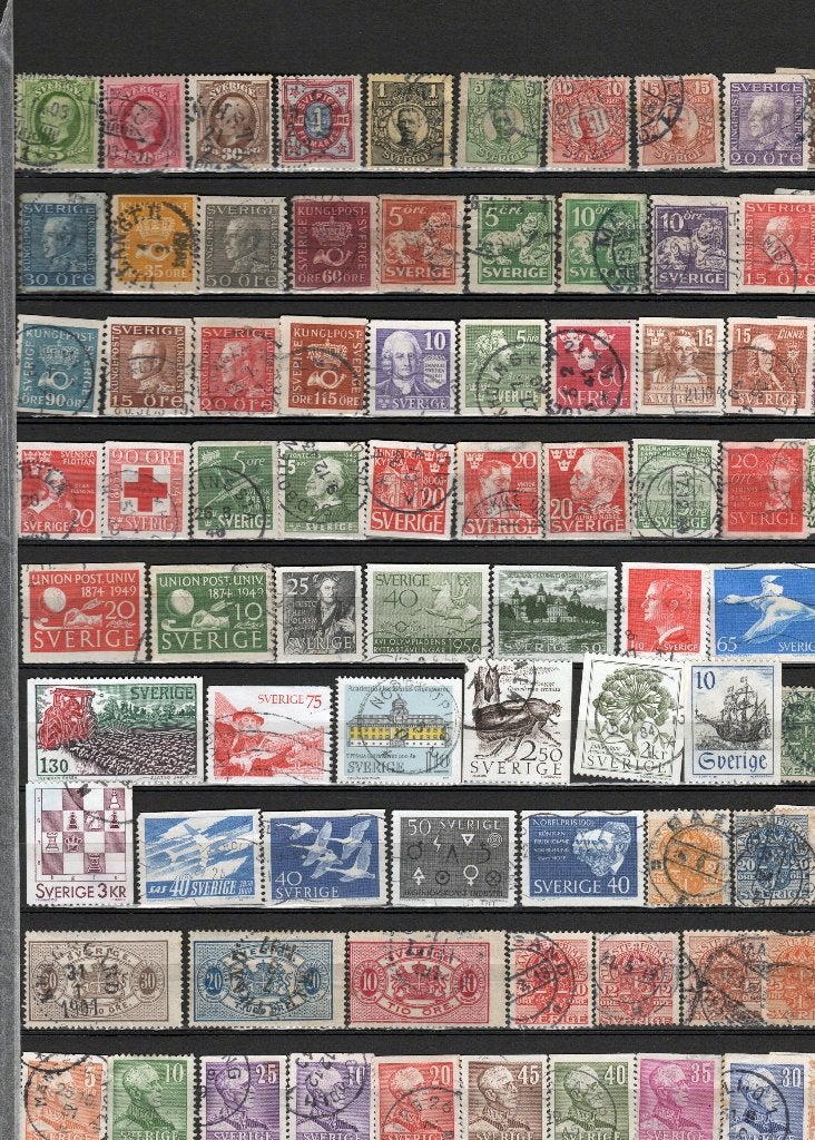 Zweden kavel 251, Postzegels en Munten, Postzegels | Europa | Scandinavië, Verzenden, Noorwegen, Gestempeld