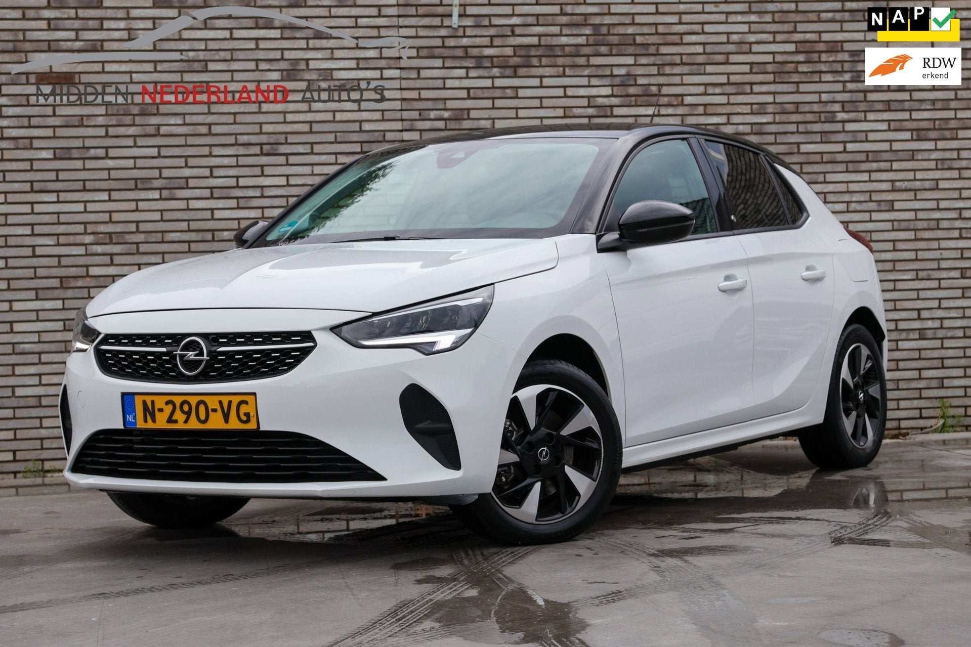 Opel Corsa-e Business Edition 50 kWh * CARPLAY & ANDROID AUT, Auto's, Opel, 330 km, Gebruikt, Zwart, Wit