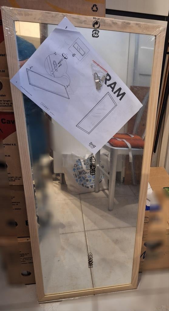Ikea spiegel ram, Ophalen, Minder dan 50 cm, Zo goed als nieuw, Minder dan 100 cm