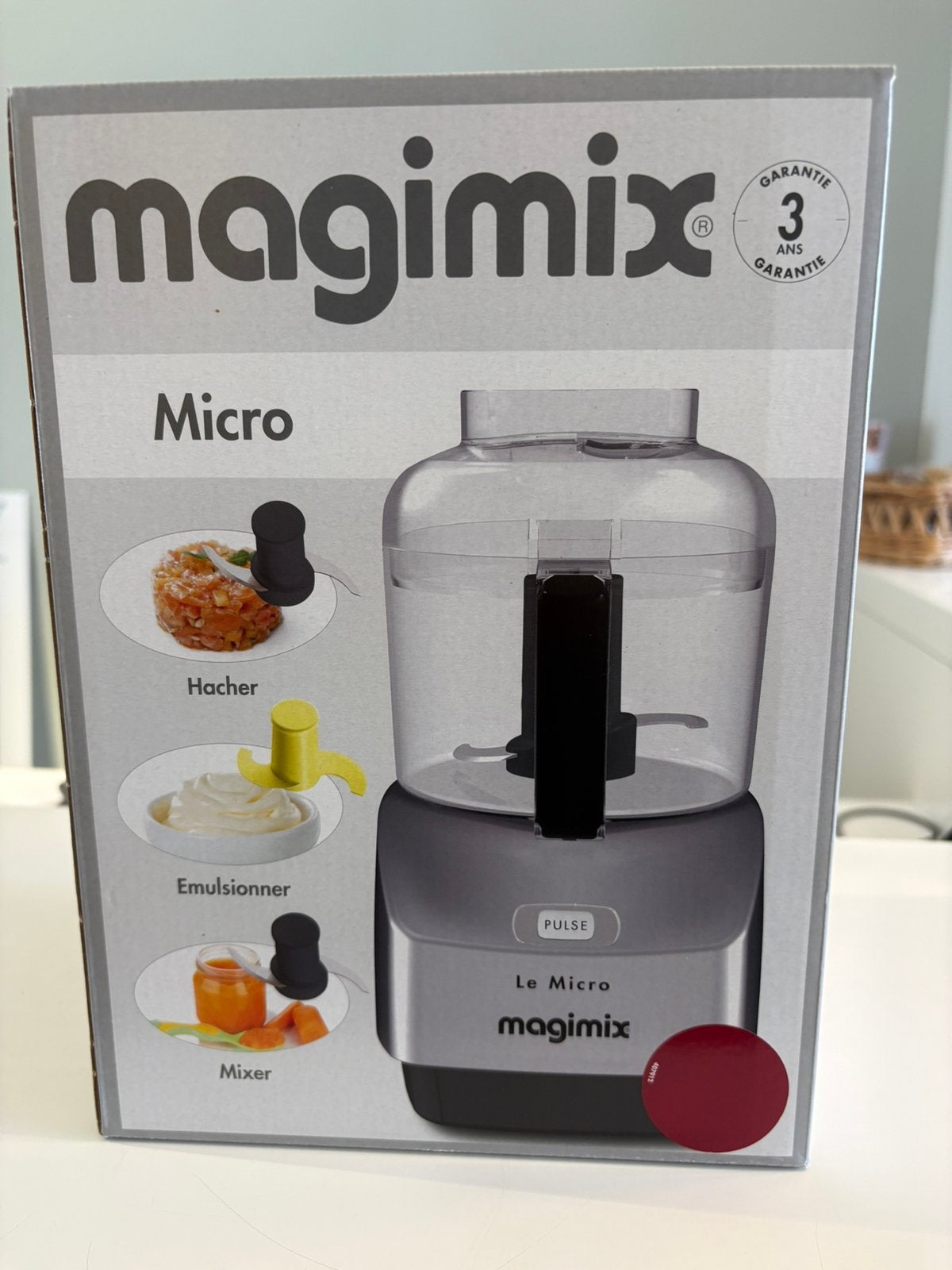 Magimix micro nieuw, Minder dan 1 liter, Ophalen of Verzenden, Nieuw, 1 snelheid