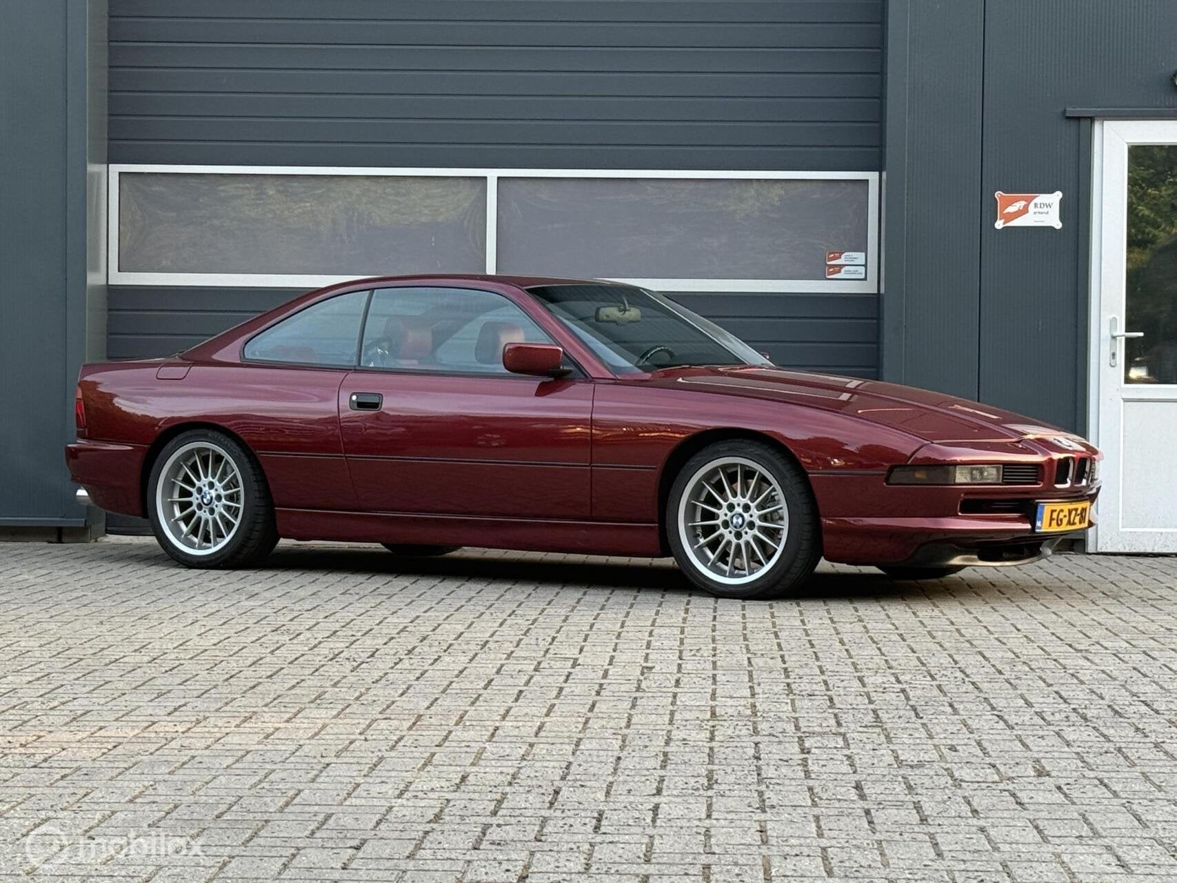 BMW 850 Ci Automaat BMW-Calypso-Rot, Orig NL, Uniek, foto 4