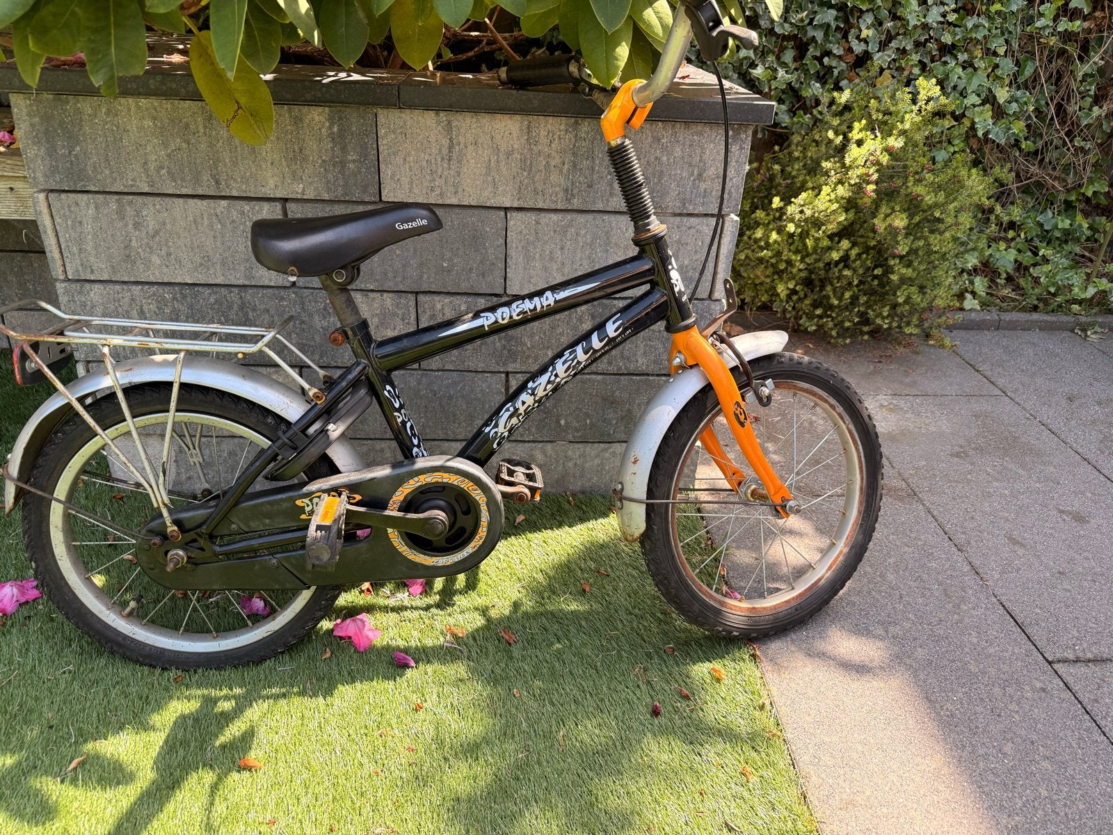 Kinderfiets Gazelle Poema 16 inch - Opknapper, Fietsen en Brommers, Fietsen | Kinderfietsjes, Gebruikt, 16 tot 20 inch, Ophalen of Verzenden