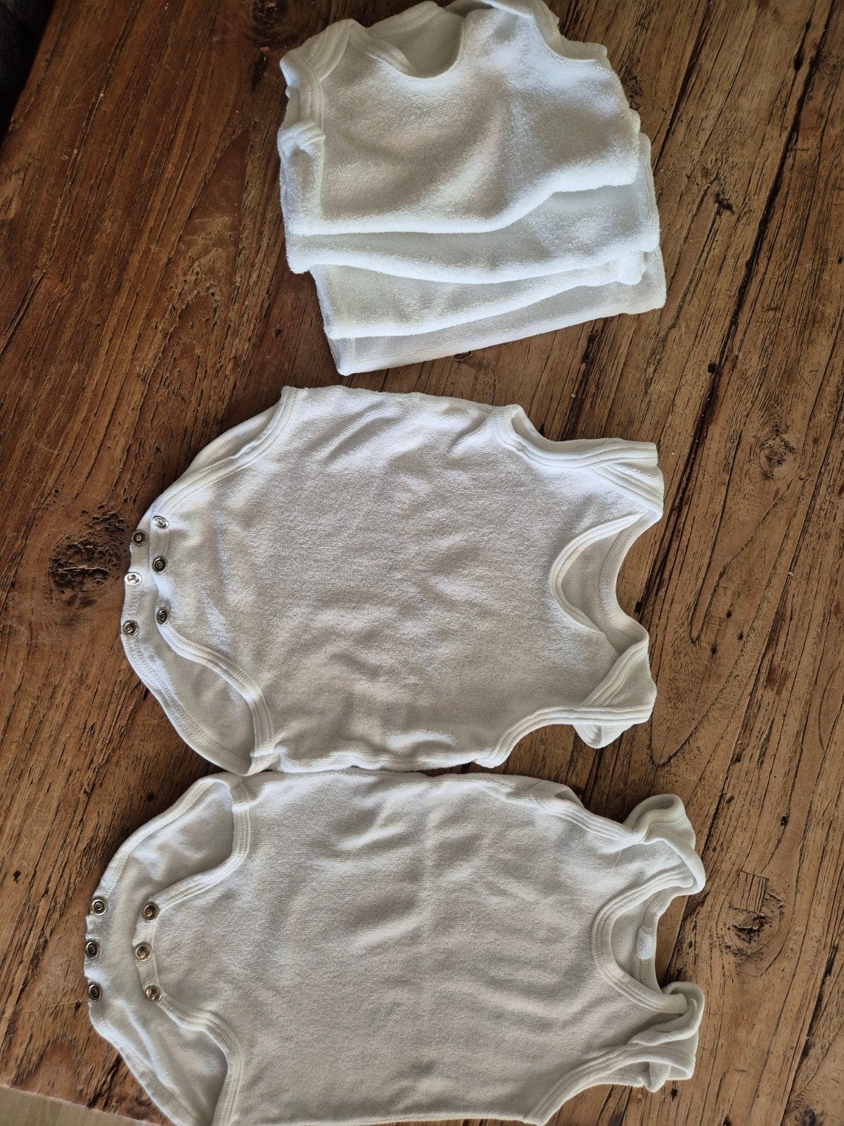 Vintage badstof rompertjes, Ophalen, Jongetje of Meisje, Nacht- of Onderkleding