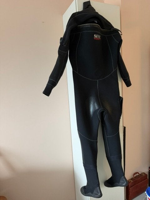 Goed droogpak compressed neopreen Seac Warm Dry + onderpak, Ophalen, Zo goed als nieuw, Duikpak
