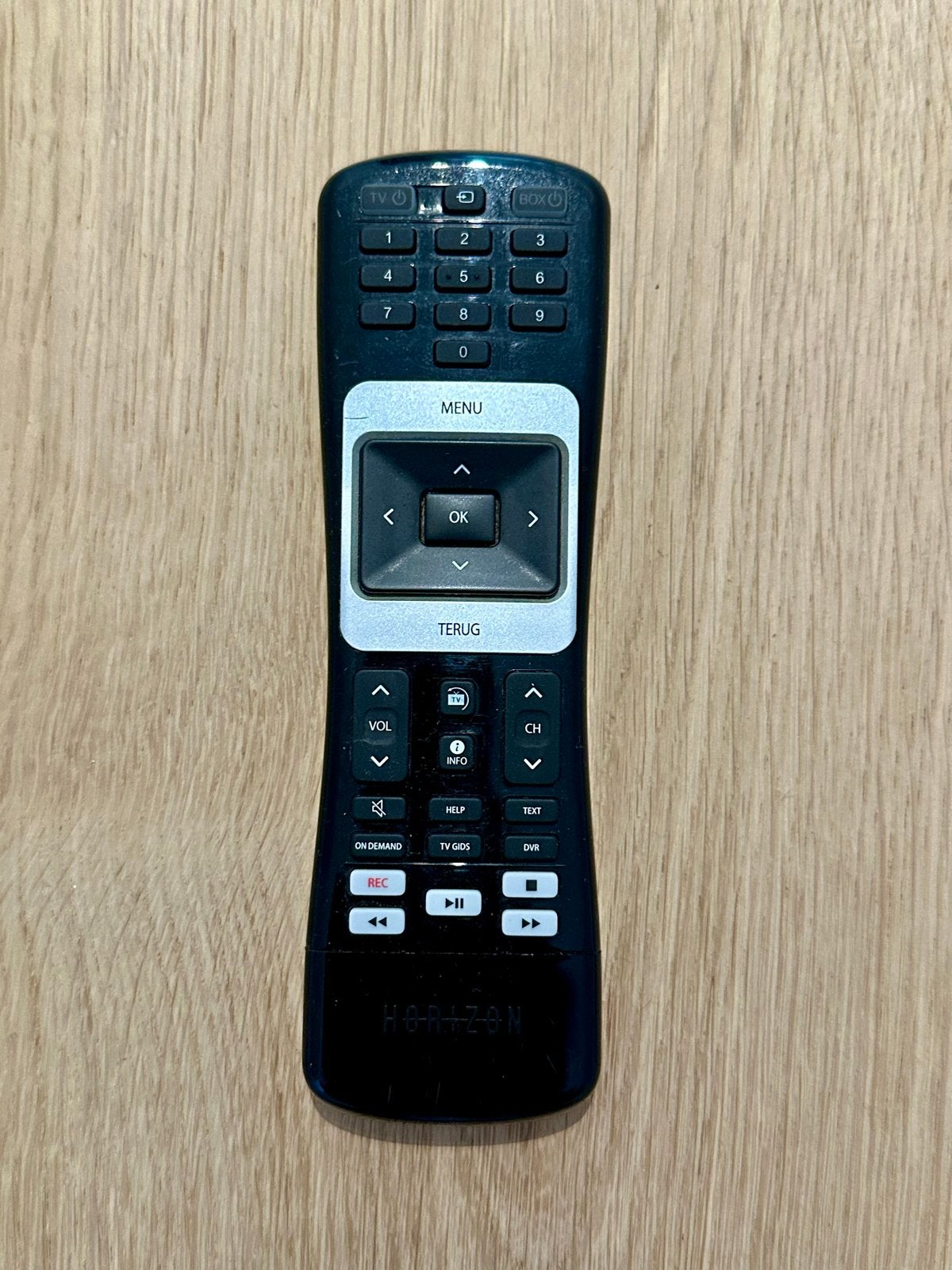 Horizon afstandsbediening met QWERTY toetsenbord, Ophalen of Verzenden, Gebruikt, Origineel, Tv