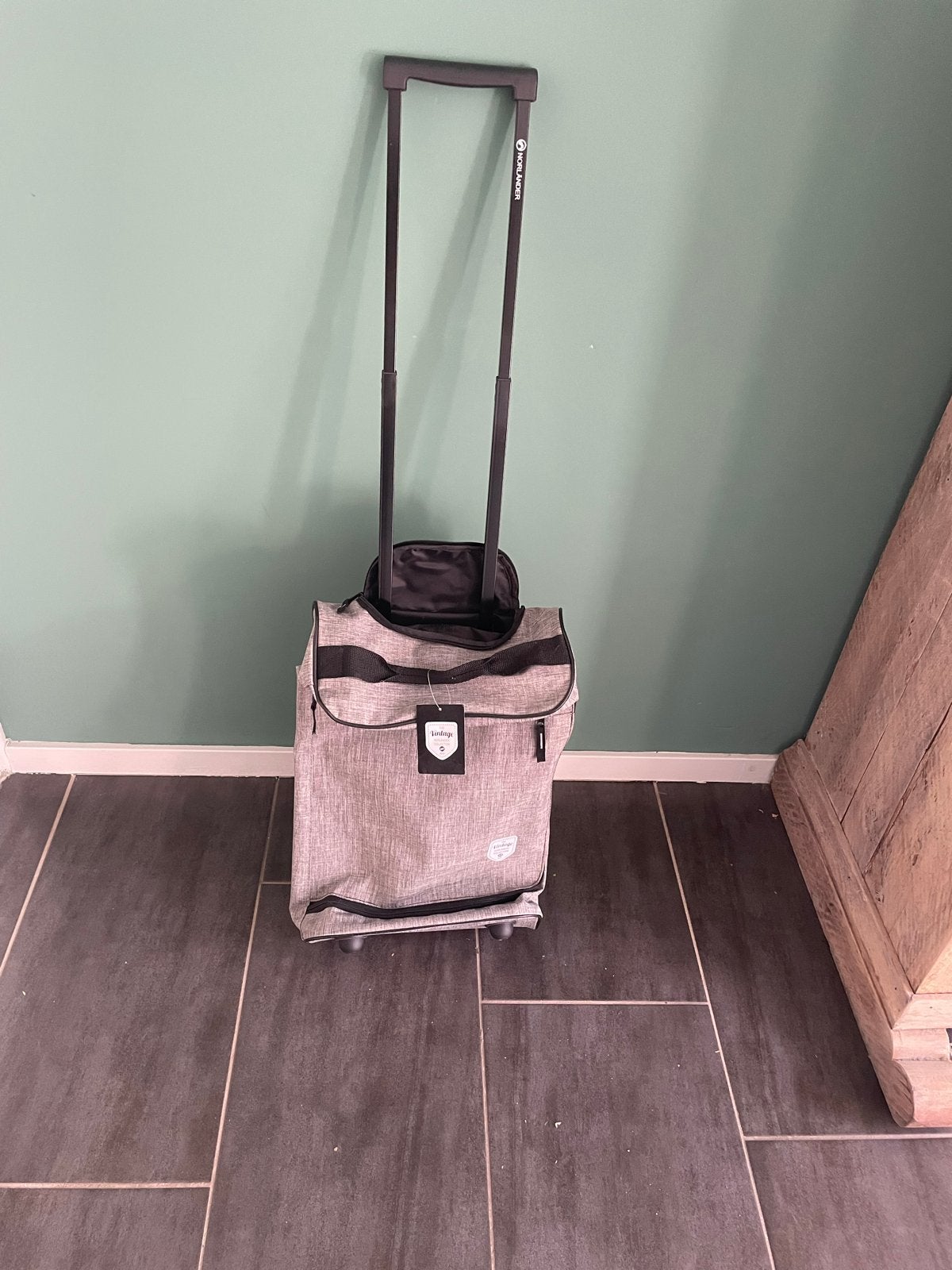 Nieuwe Vintage Norländer Collection Trolley - Grijs, 40 tot 60 cm, 20 tot 30 cm, Nieuw, Ophalen of Verzenden