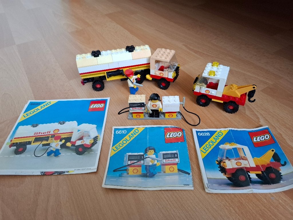 LEGO Shell (6610, 6628, 6695), Gebruikt, Lego, Ophalen of Verzenden, Inclusief instructies