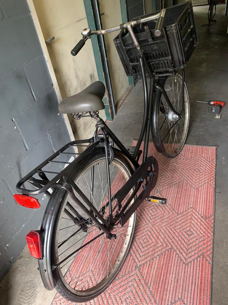 Omafiets 28 inch met slot, 51 tot 55 cm, Ophalen of Verzenden