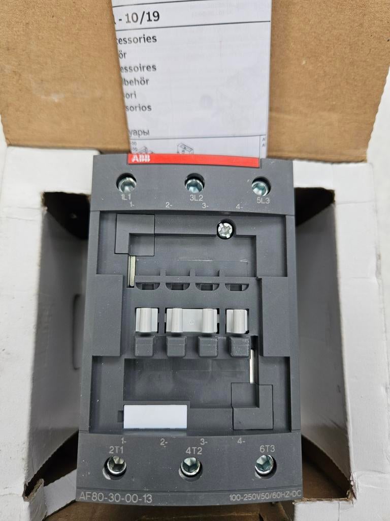 ABB magneetschakelaar AF80-30-00-13 3 fase 125A, Ophalen of Verzenden, Nieuw, Overige typen