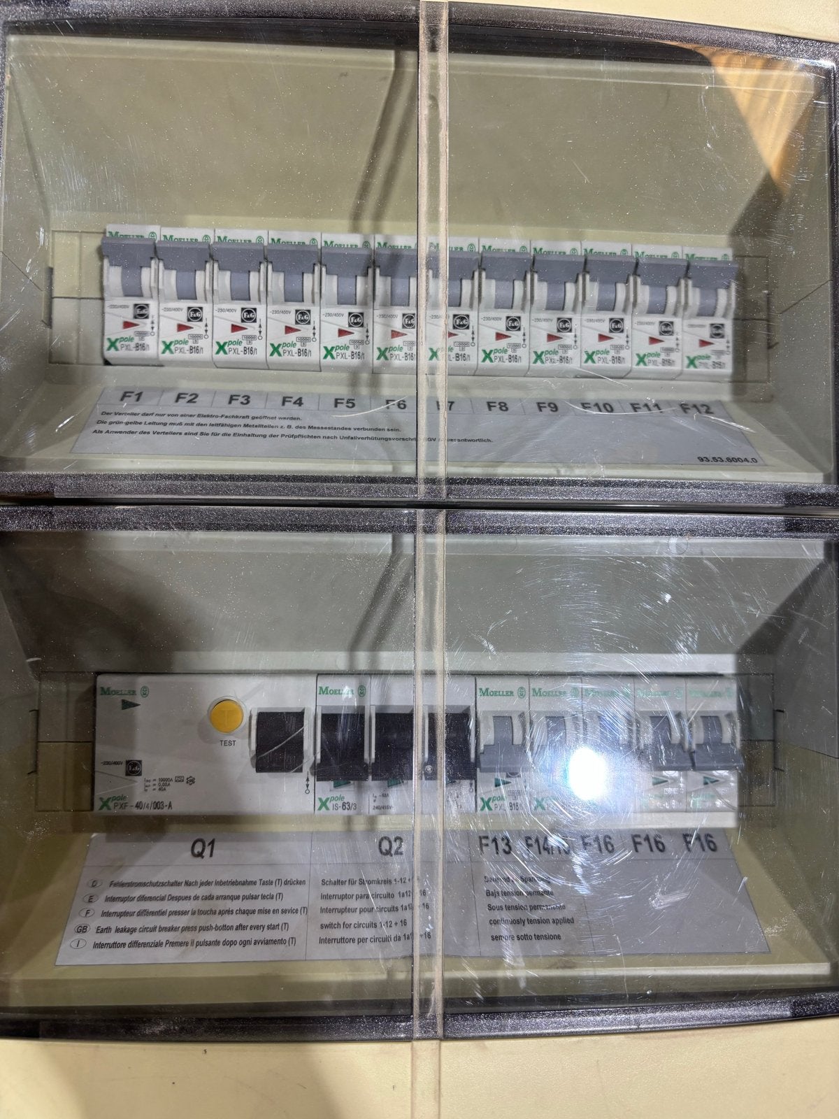 Wieland Schakelkast / Installatieverdeler - IP65 AC 400V, Doe-het-zelf en Verbouw, Elektra en Kabels, Ophalen of Verzenden, Gebruikt