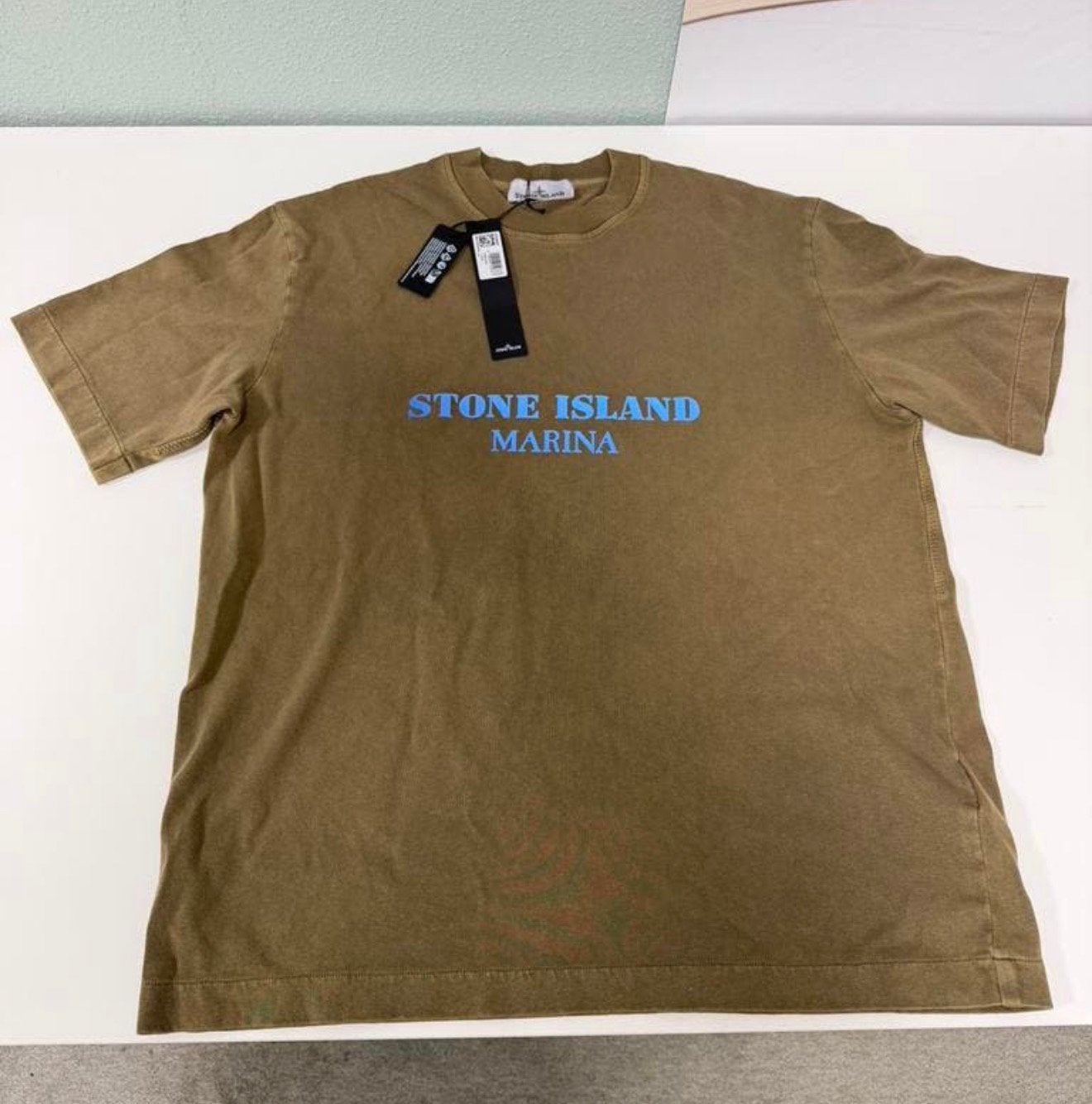 Stone Island Marina T-Shirt Walnut XL Nieuw + label tagliata, Bruin, Ophalen of Verzenden, H, H