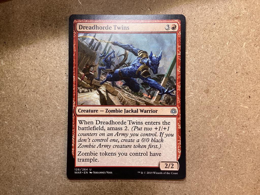 1x Dreadhorde Twins [126/264] (Near Mint), Ophalen of Verzenden, Zo goed als nieuw, Losse kaart