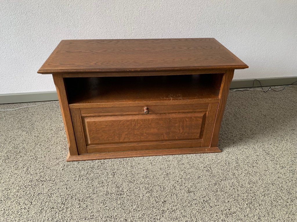 Eiken TV meubel, Huis en Inrichting, Ophalen, Gebruikt, Eikenhout, 50 tot 100 cm