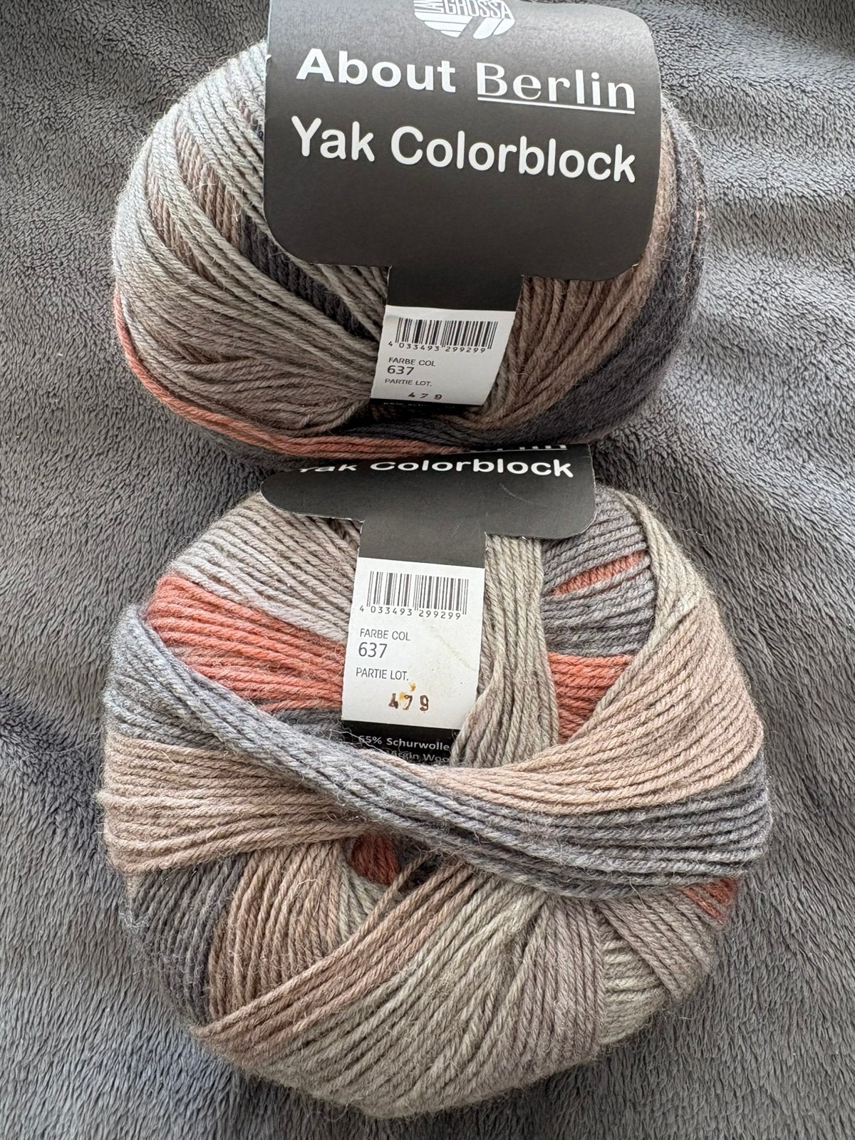 Lana Grossa sokkenwol About Berlin Yak Colorblock fingering, Ophalen of Verzenden, Nieuw, Breien, Wol of Garen