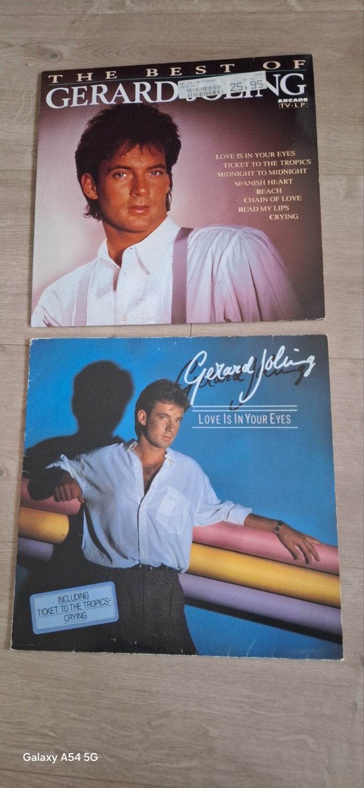Gerard Joling LP's: The Best Of & Love Is In Your Eyes, Cd's en Dvd's, LP, Gebruikt, Ophalen of Verzenden, Pop