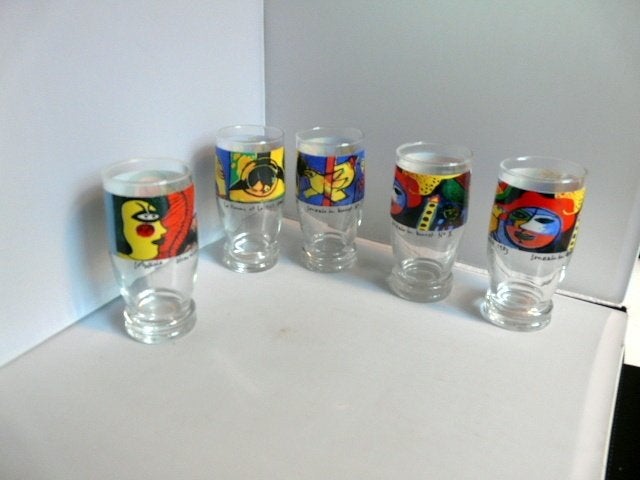 Corneille # Smaak in kunst 5  glazen, Ophalen of Verzenden