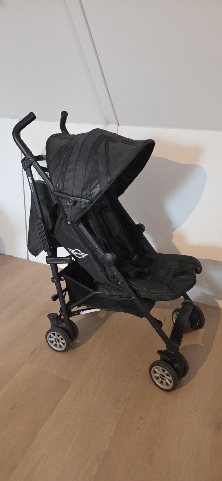 Mini by Easywalker buggy zwart, Kinderen en Baby's, Ophalen, Zo goed als nieuw