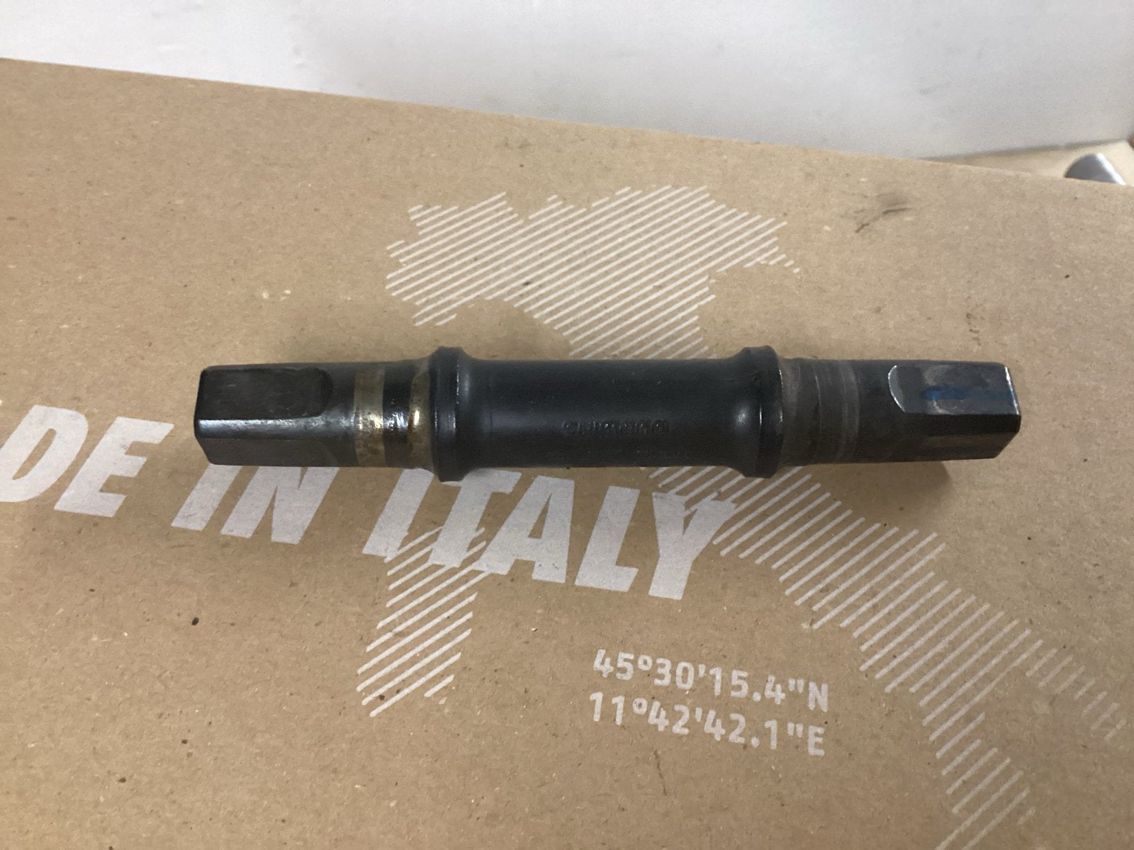 Shimano 122 mm trapas vintage, Verzenden, Gebruikt, Overige typen