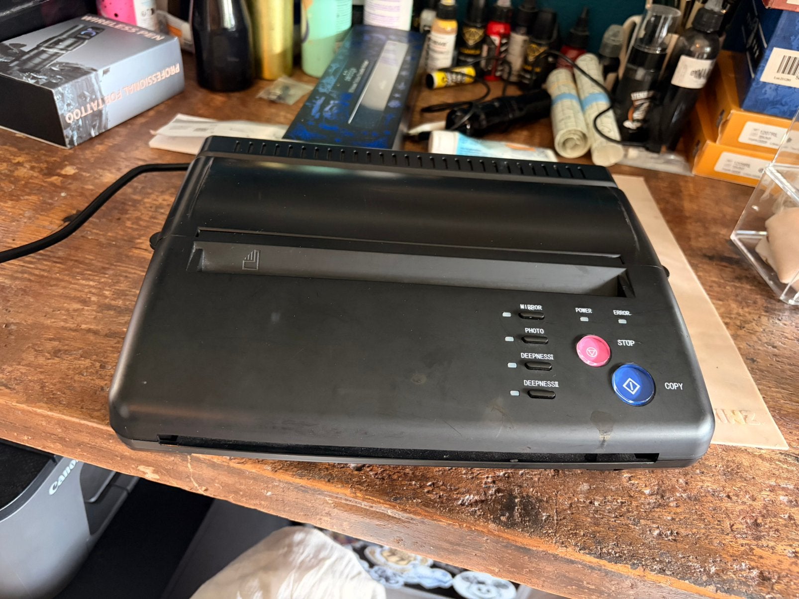 Tattoo stencil printer, Computers en Software, Printers, Ophalen of Verzenden, Gebruikt