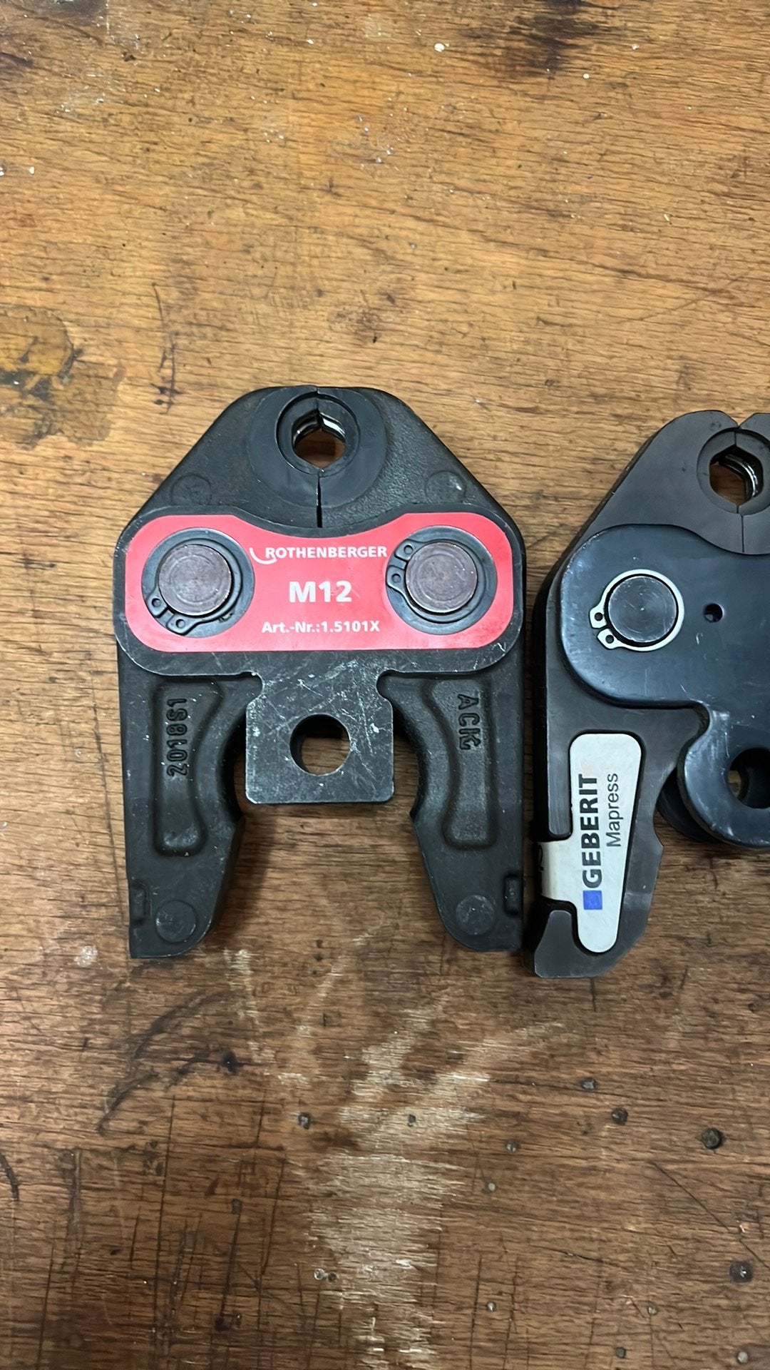 Persbek M12 Novopress en Rothenberger, Ophalen of Verzenden