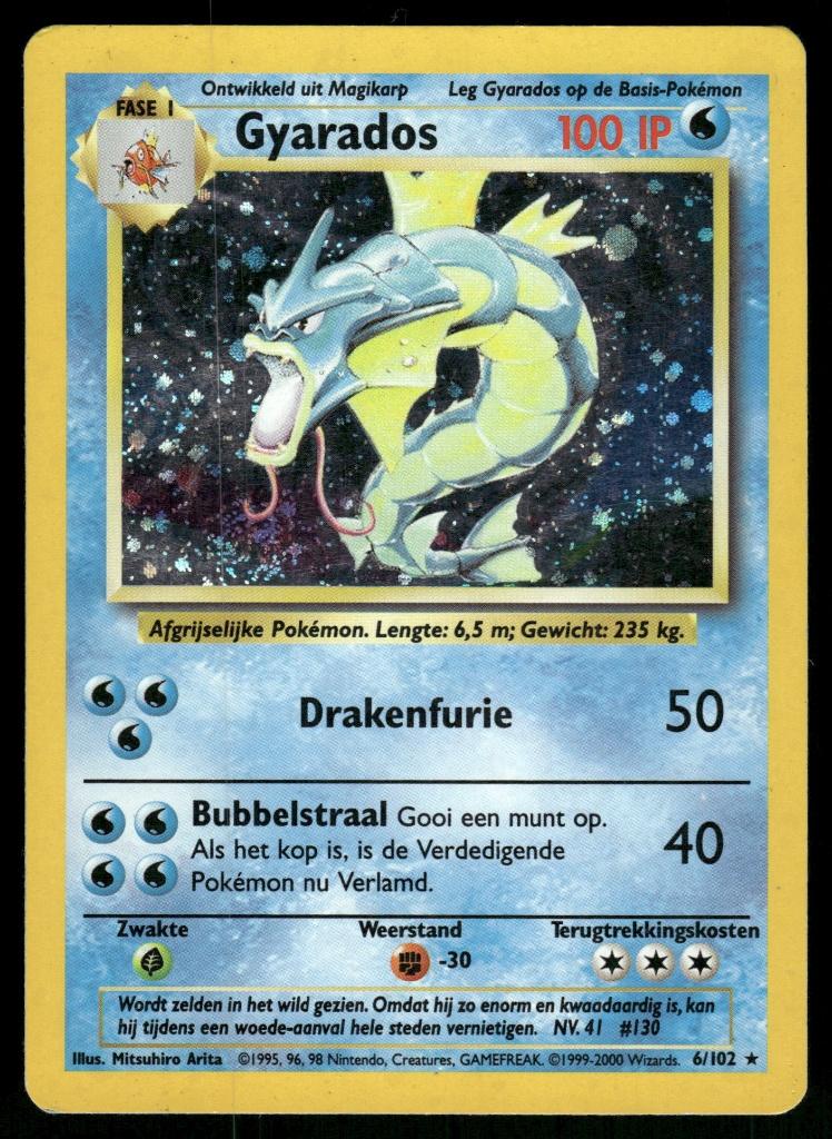 Gyarados 6/102 - Base (NL) (Good), Verzenden, Gebruikt