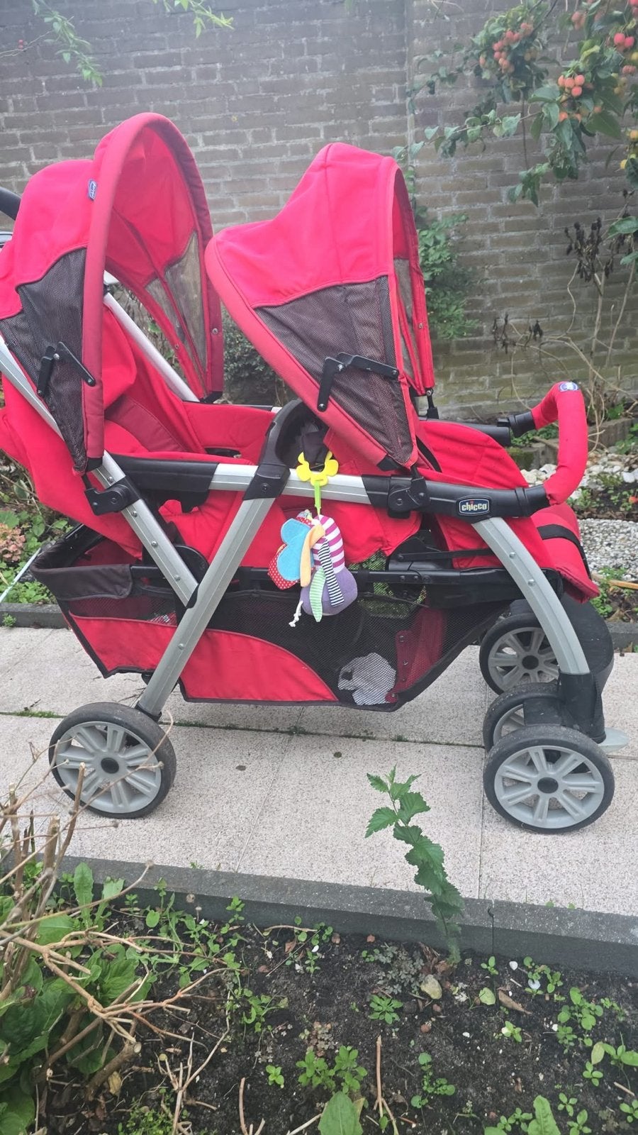 Chicco Rode Duowagen - Perfect voor Tweelingen/Broertjes/Zus, Kinderen en Baby's, Ophalen of Verzenden, Gebruikt, Overige merken
