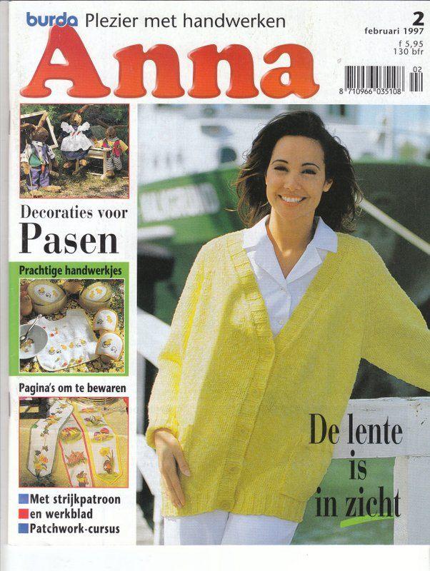 Anna Burda nr.2-1997 [1026]  [BoOvTi], Ophalen of Verzenden, Zo goed als nieuw, Overige typen