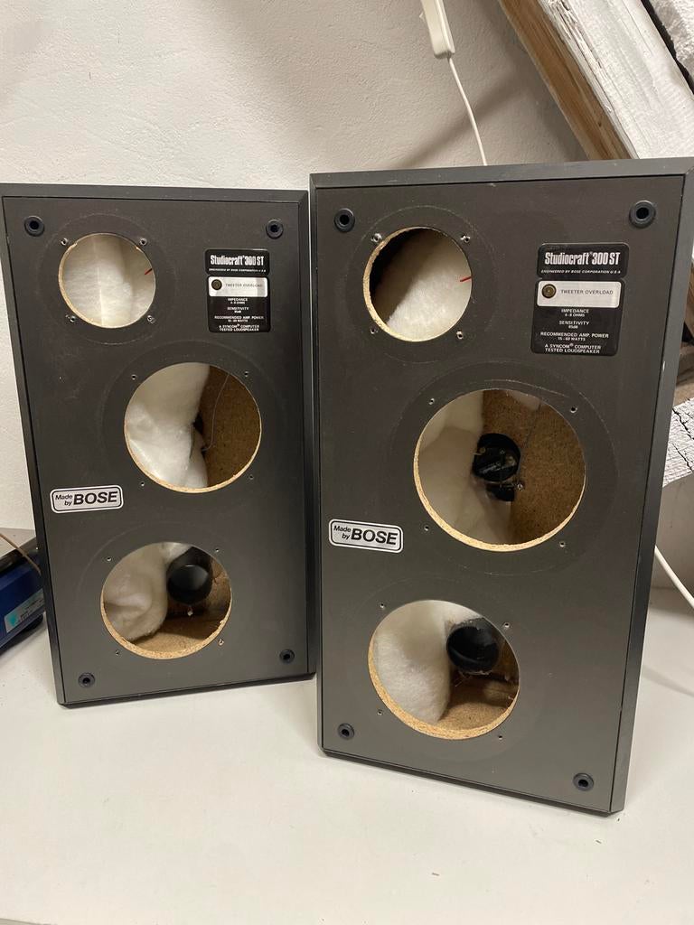 Studiocraft 300 ST luidsprekers (Made by Bose), Ophalen of Verzenden, Bose, Niet werkend, Minder dan 60 watt
