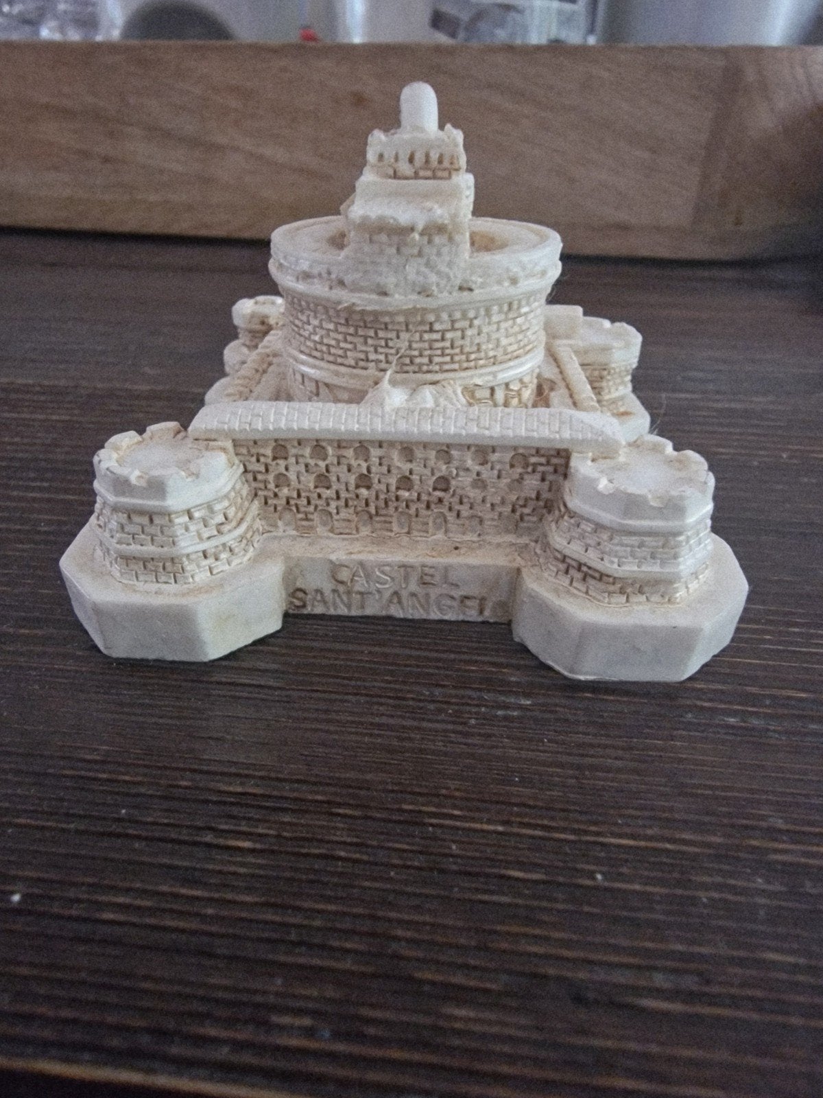 Miniatuur Castel Sant'Angelo beeldje, Verzamelen, Ophalen of Verzenden, Gebruikt, Overige typen