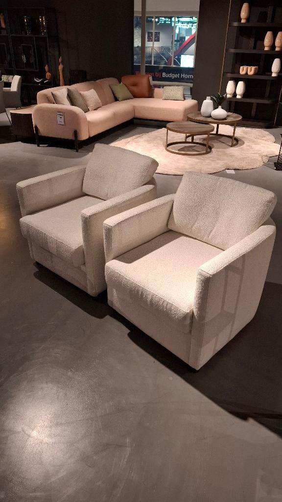 Keijser & Co Fauteuil Moxy, Huis en Inrichting, Fauteuils, Ophalen, Gebruikt, 75 tot 100 cm, Stof