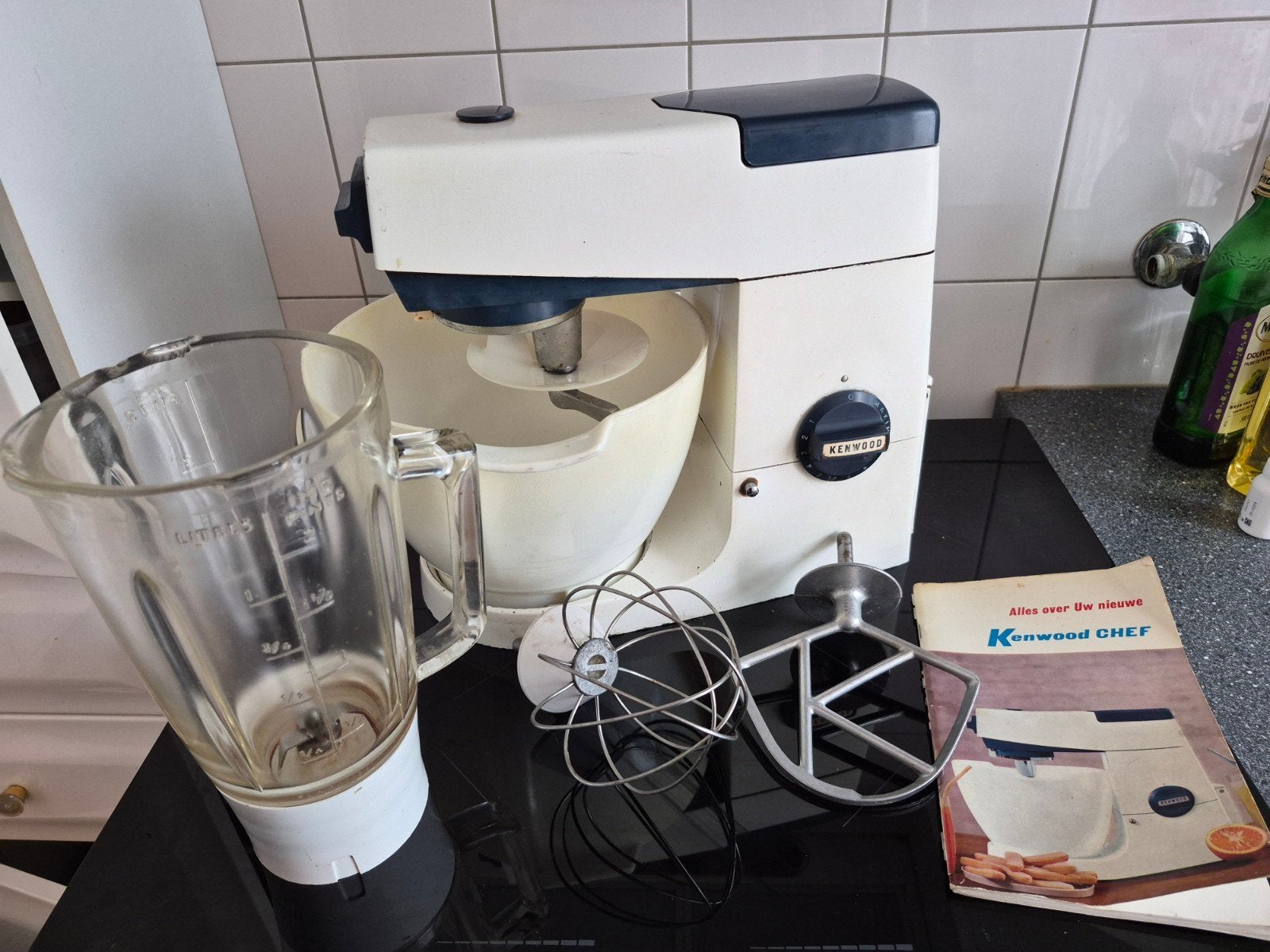 Kenwood Chef model A 701 A keukenmachine, Ophalen of Verzenden, Gebruikt, 3 snelheden of meer