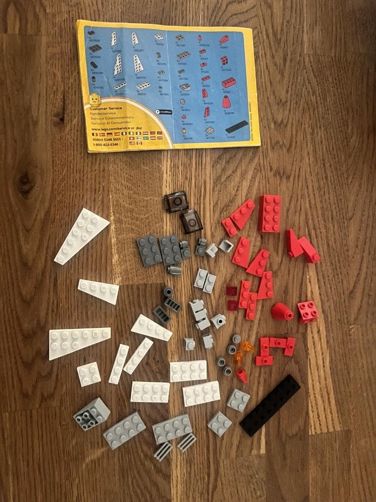 Lego Creator 3-in-1 straalvliegtuig (mini jet) 6741, Gebruikt, Lego, Compleet, Ophalen of Verzenden