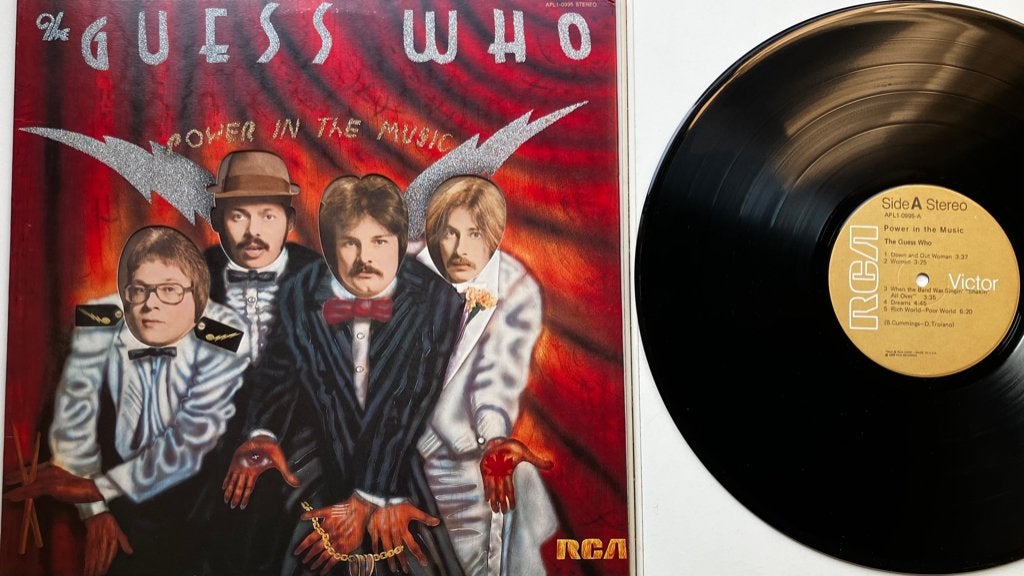 GW1 Guess Who Power in the Music USA75 €5, LP, Ophalen of Verzenden, Zo goed als nieuw, Inclusief binnenhoes