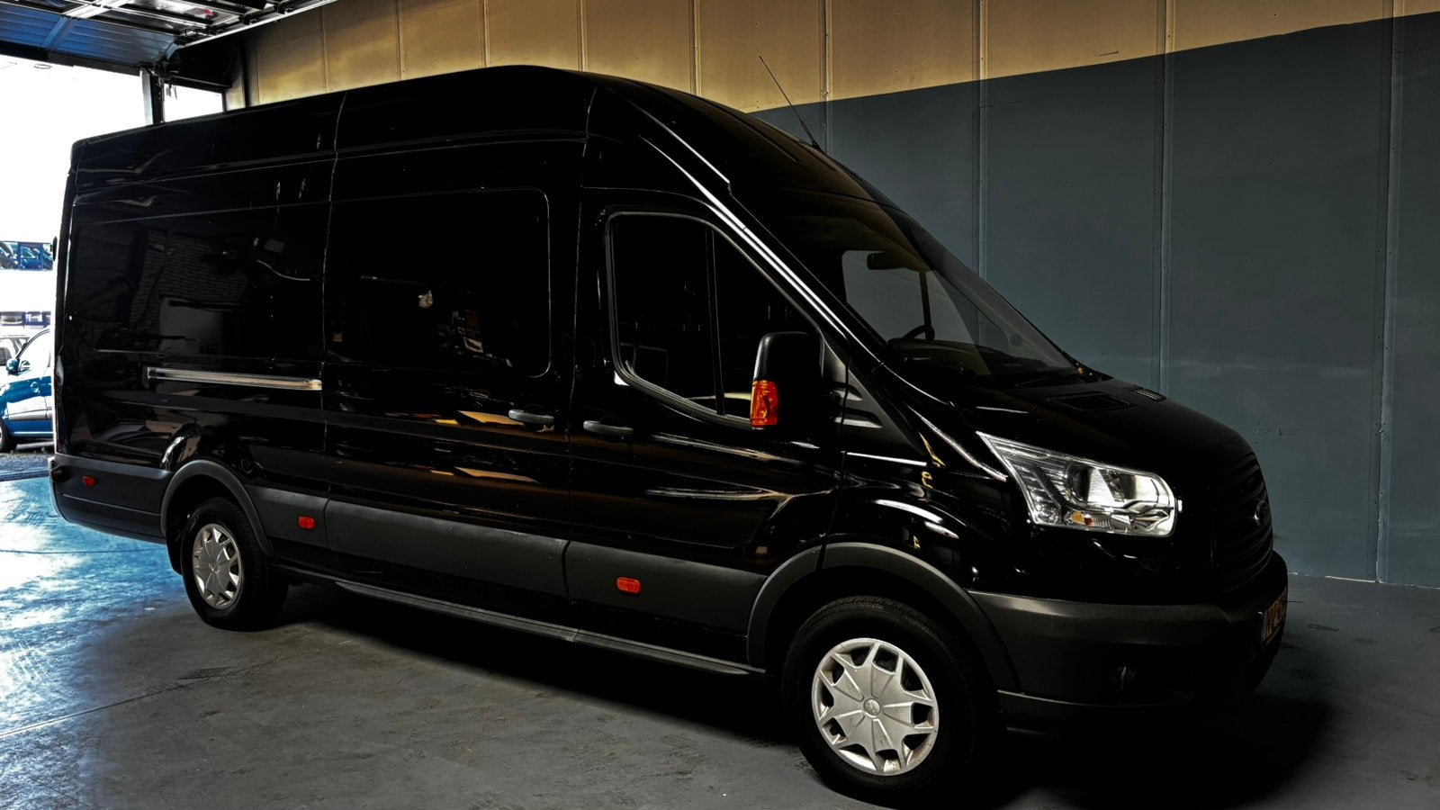 Ford Transit GB 350 L3h2 Tdci 130pk RWD 2017 Zwart, Stof, 1995 cc, Euro 6, 4 cilinders