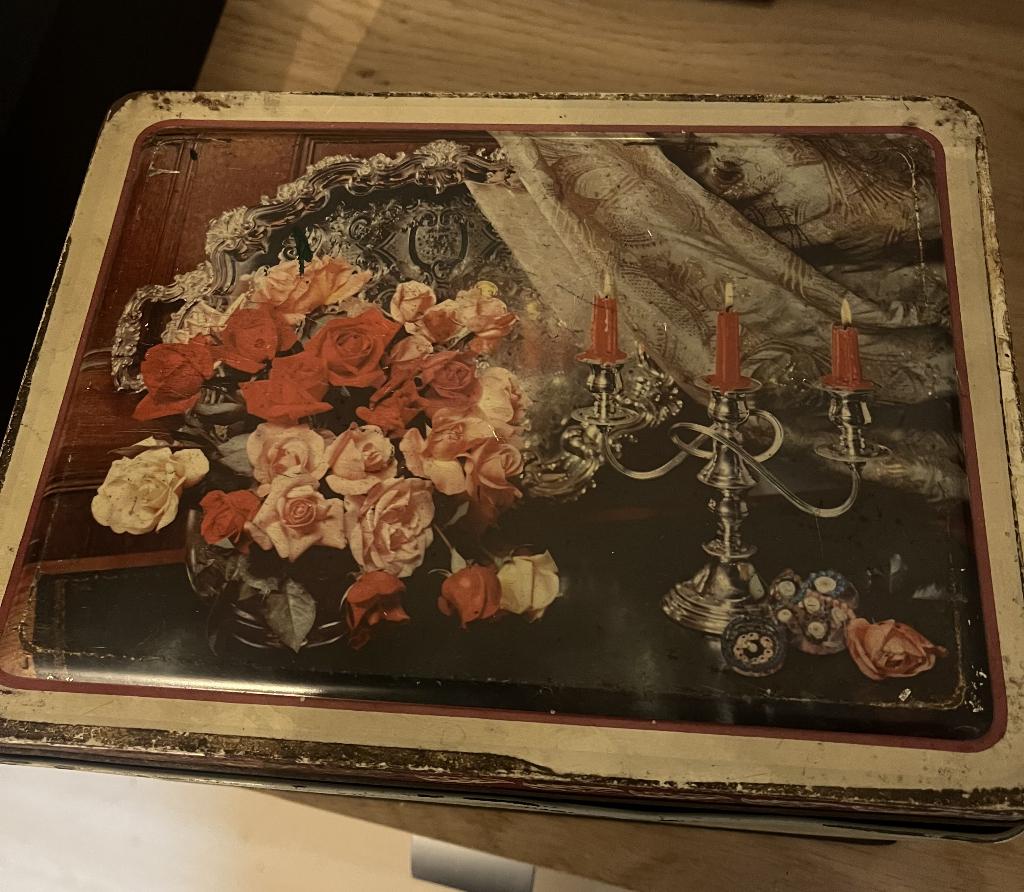 Oud romantisch blik, Antiek en Kunst, Ophalen of Verzenden
