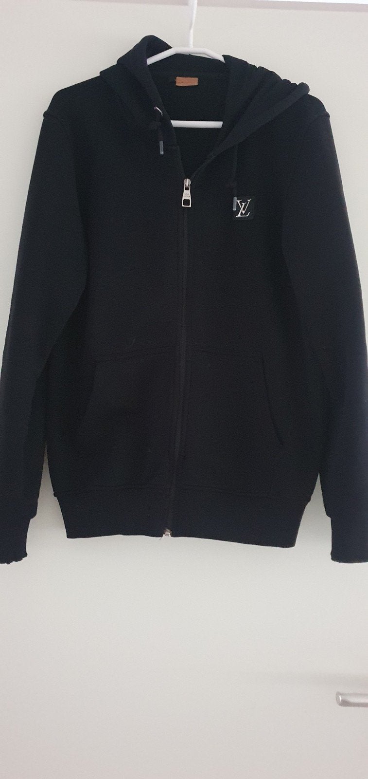 Zwarte hoodie met rits - veel gedragen, Ophalen of Verzenden, Gedragen, Onbekend