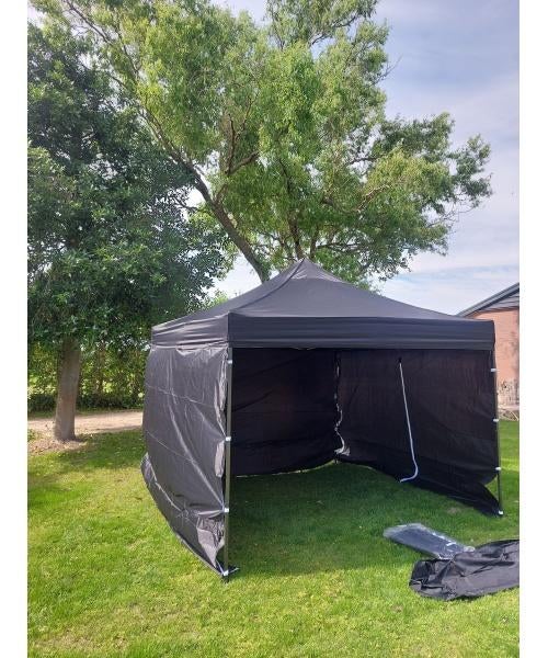 Partytent 3 x 3 zwart of wit van kleur, Tuin en Terras, Partytenten, Ophalen, Opvouwbaar, Partytent, Minder dan 4 meter