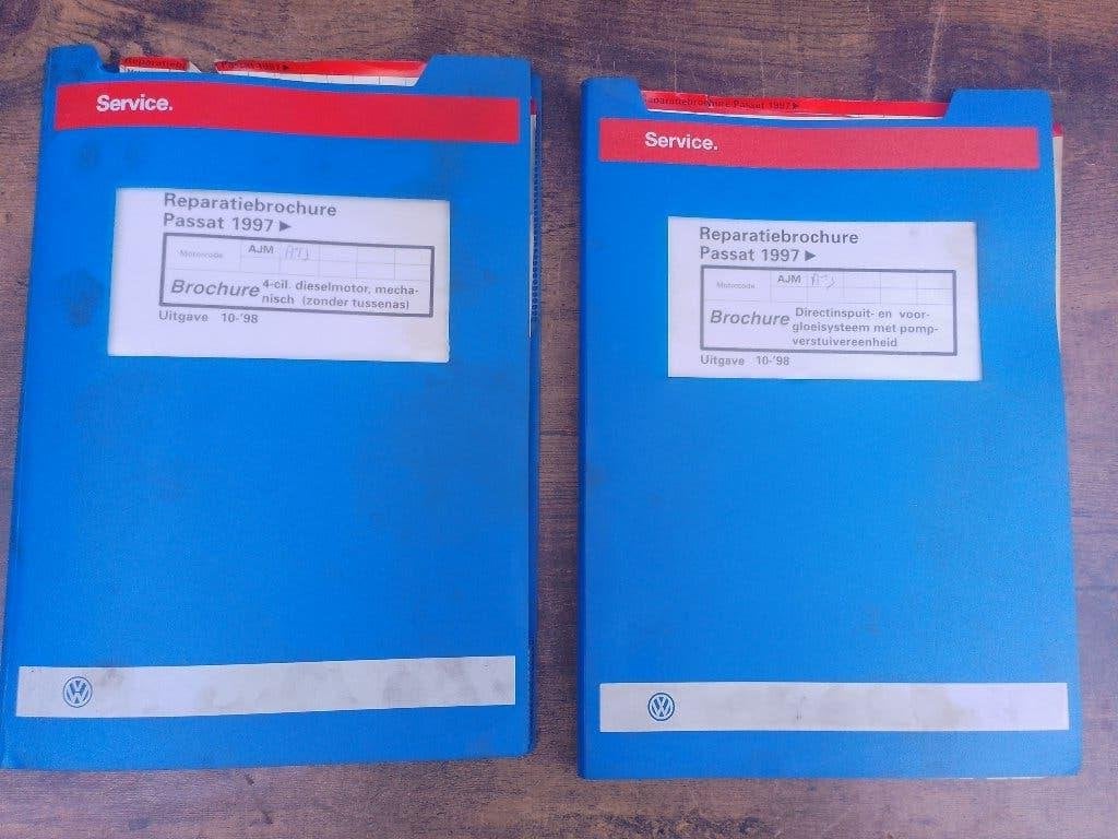 Vw Passat B5 dealer werkplaatsboeken 1.9 TDi Pd dieselmotor, Ophalen of Verzenden, Gelezen, Volkswagen