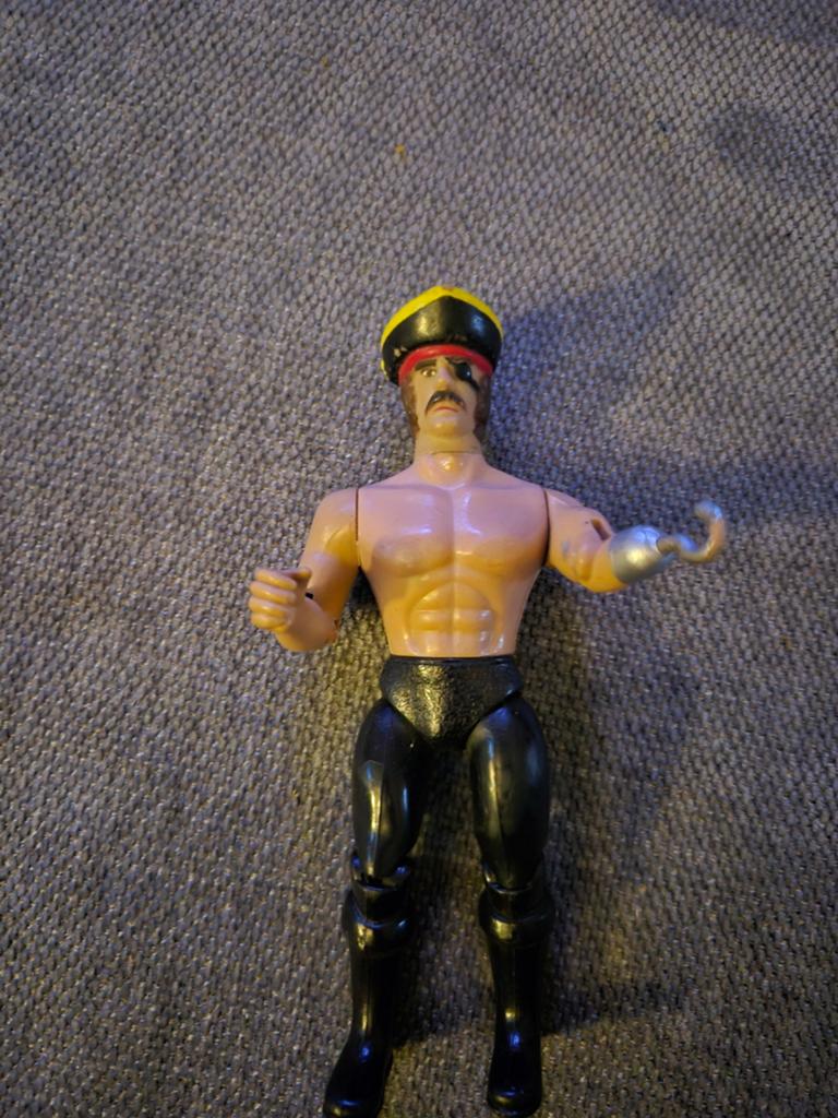 Vintage actiefiguur piraat met haakhand, Ophalen of Verzenden, Gebruikt