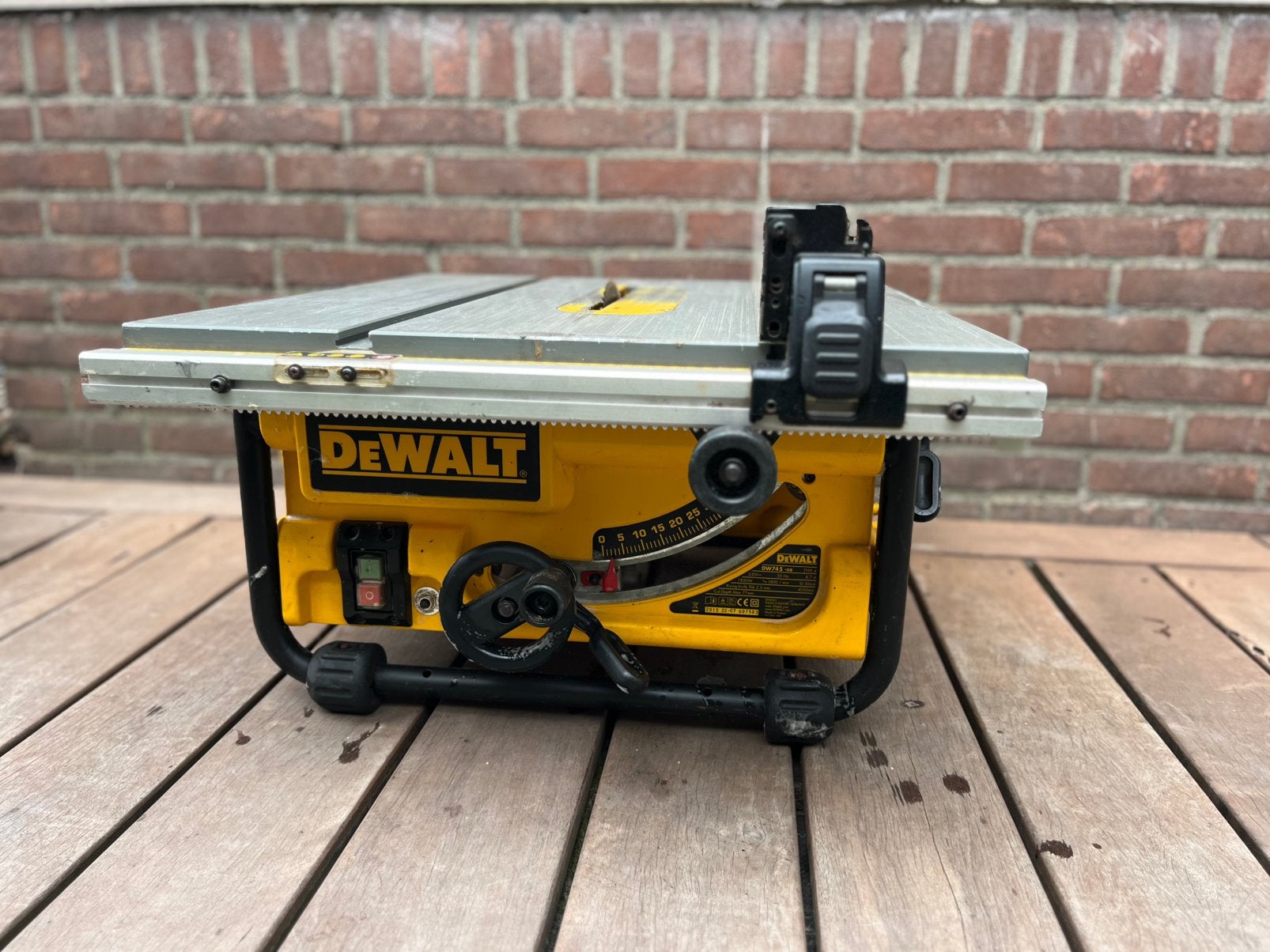 DeWalt zaagtafel, Cirkelzaag, 70 mm of meer, Ophalen of Verzenden, Zo goed als nieuw
