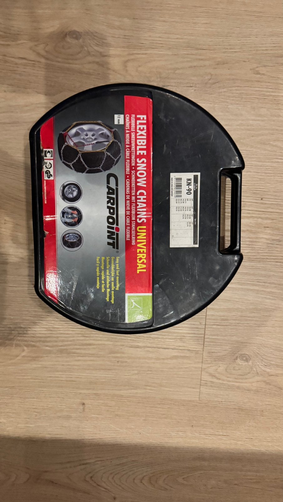 Carpoint KN-90 sneeuwkettingen 12 mm - NIEUW, Auto diversen, Ophalen, Nieuw