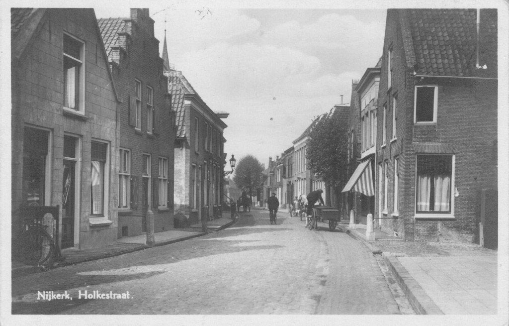 Nijkerk Holkestraat, Verzenden, 1940 tot 1960, Gelopen, Gelderland