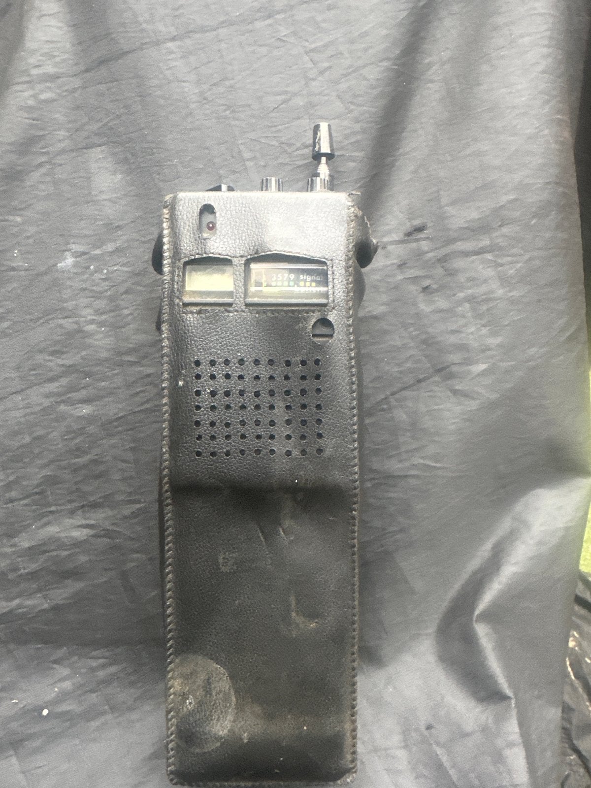 Vintage Portofoon Walkie-Talkie met Leren Hoes, Ophalen, Minder dan 2 km, Gebruikt, Portofoon of Walkie-talkie