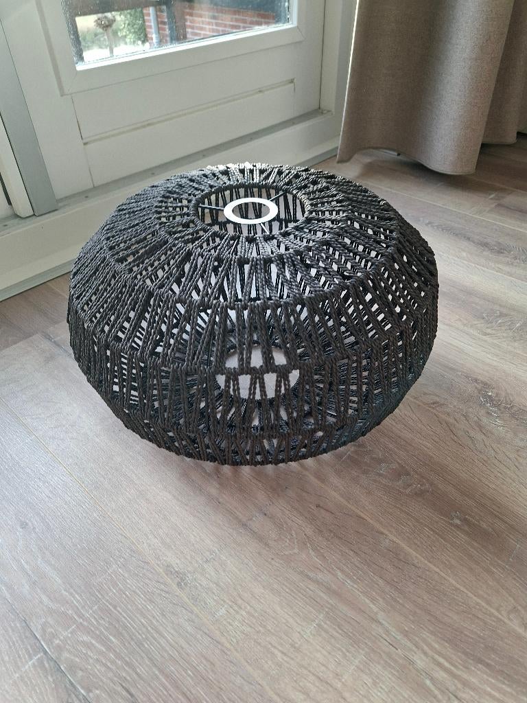Lampenkap, Huis en Inrichting, Lampen | Lampenkappen, Ophalen, Gebruikt, 25 tot 50 cm, Zwart