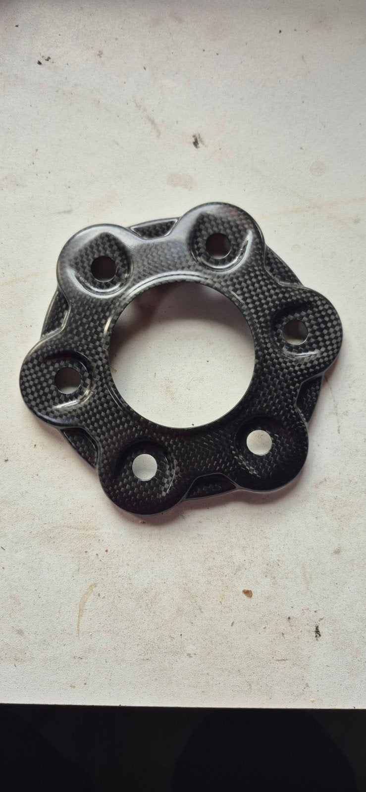 Carbon kettingwiel afdekking Ducati 1098 1198, Ophalen of Verzenden