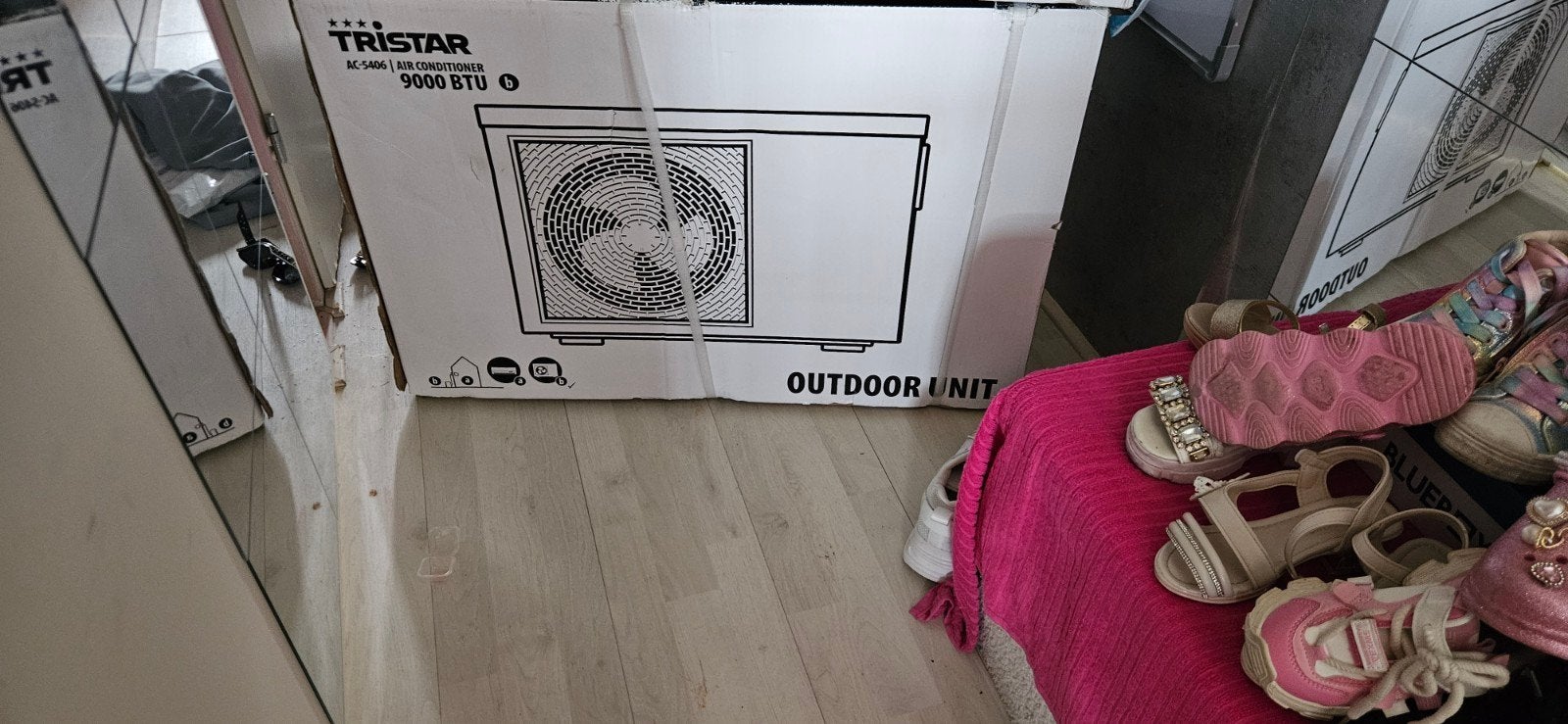 Tristar Wandairco AC-5496 9000 BTU - Nieuw in doos, Minder dan 60 m³, Nieuw, Ophalen of Verzenden, Energieklasse A of zuiniger