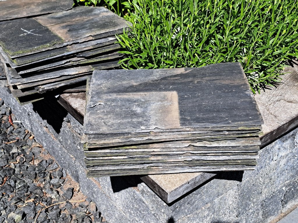 Leistenen dakpannen, Ophalen, Gebruikt, Steen of Klei, 15 m² of meer