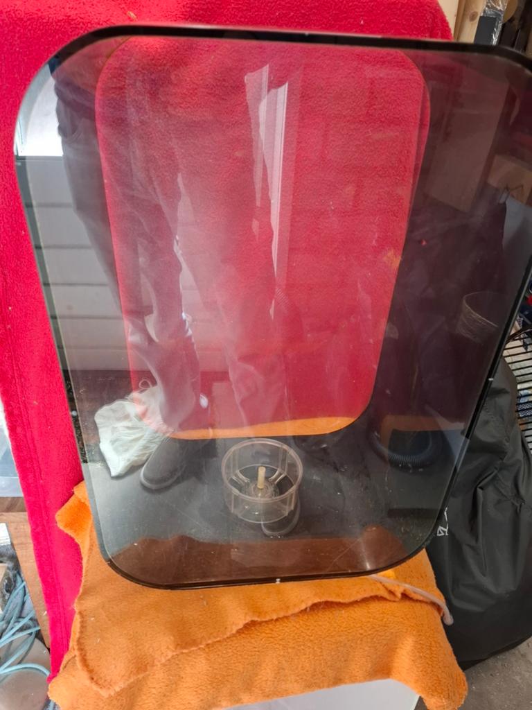 Biord Life 45 (liter) zwart incl. toebehoren, Ophalen of Verzenden, Inclusief toebehoren, Gebruikt, Leeg aquarium
