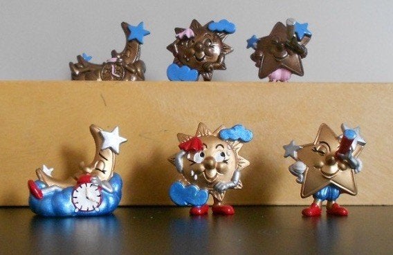 Kindersurprise Ferrero: Zon , Maan , Ster + Boven de wolken, Verzamelen, Verrassingseieren, Ophalen of Verzenden, Zo goed als nieuw
